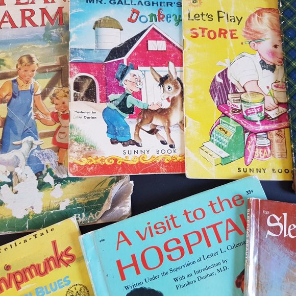 Children's Book Lot Vintage & Antique - Picture 5 of 8